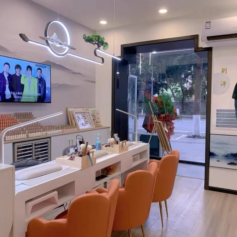 Tech Office Reception - Mesa De Manicure Armchairs Beautician Reception