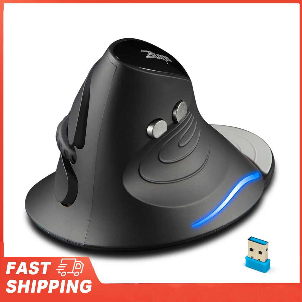 Ergonomic Mouse Vertical - ZELOTES F-17 6 Keys Ergonomic Optical
