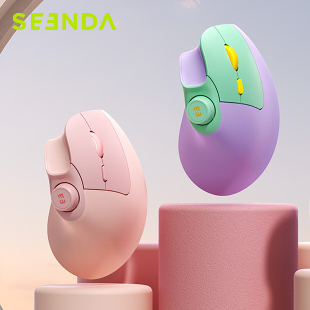 Ergonomic Mouse Vertical - Seenda Ergonomic Bluetooth 2.4G Wireless Mouse