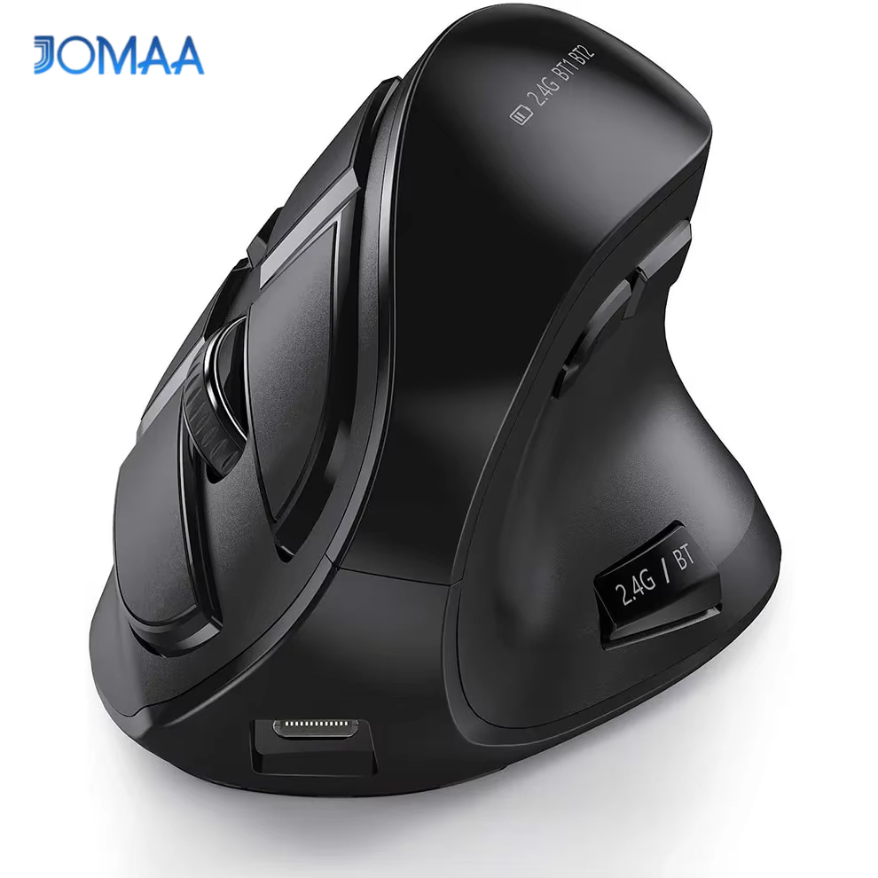 Ergonomic Mouse Vertical - JOMAA 2.4G Wireless Mouse Rechargeable Bluetooth