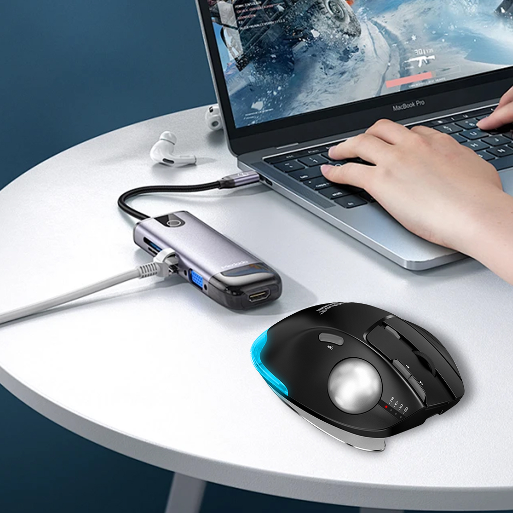 Ergonomic Mouse Vertical - Vertical Gaming Mouse 2.4G Ergonomic Gamer