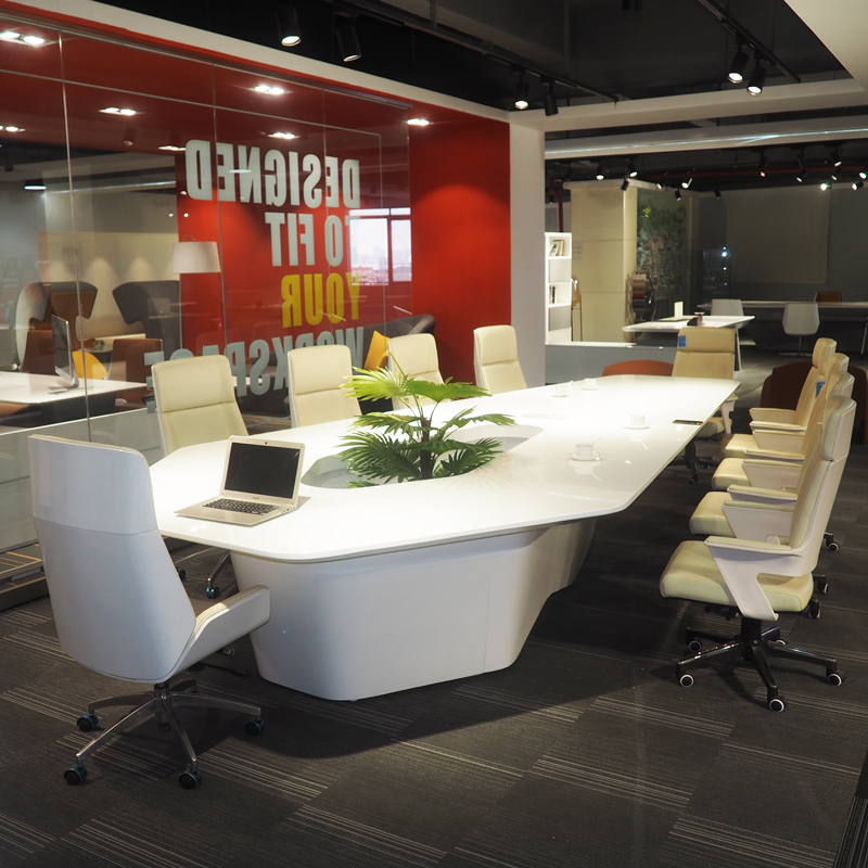 Modern White High Tech Smart O - đánh giá và giá Office Tech Furniture
