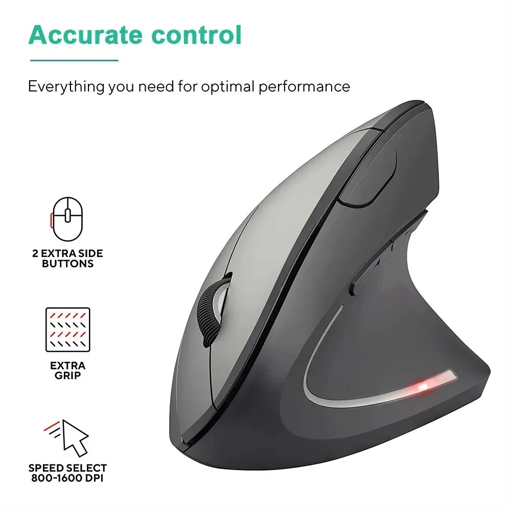 Vertical Mouse Ergonomic 2.4GH - đánh giá và giá Ergonomic Mouse Vertical