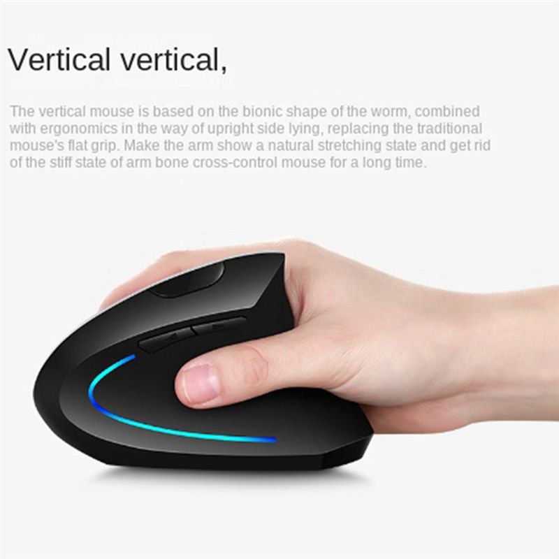doyou Wireless 2.4G Vertical V - đánh giá và giá Ergonomic Mouse Vertical