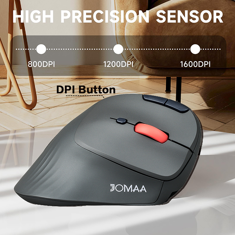 JOMAA Ergonomic Bluetooth5.0 D - đánh giá và giá Ergonomic Mouse Vertical