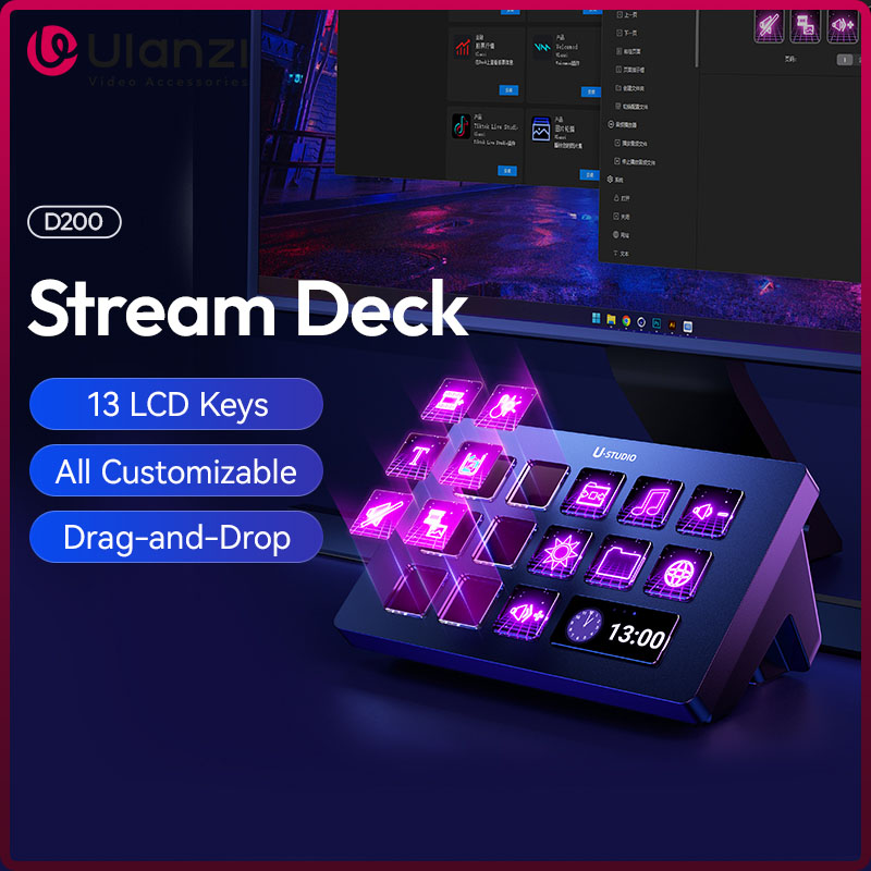 Ulanzi D200 Stream Deck Keyboa - đánh giá và giá Office Youtuber