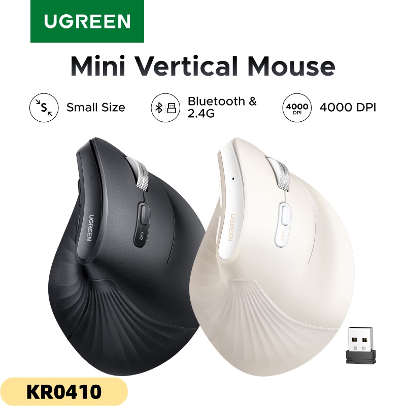 UGREEN Vertical Mouse Wireless - đánh giá và giá Ergonomic Mouse Vertical