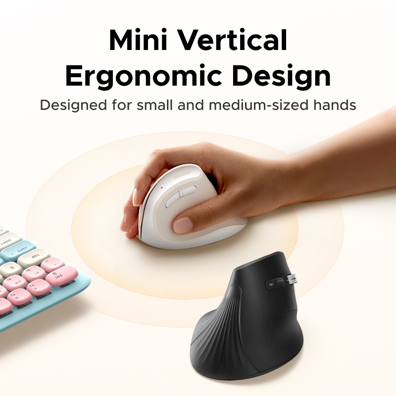 UGREEN Vertical Mouse Wireless - đánh giá và giá Ergonomic Mouse Vertical