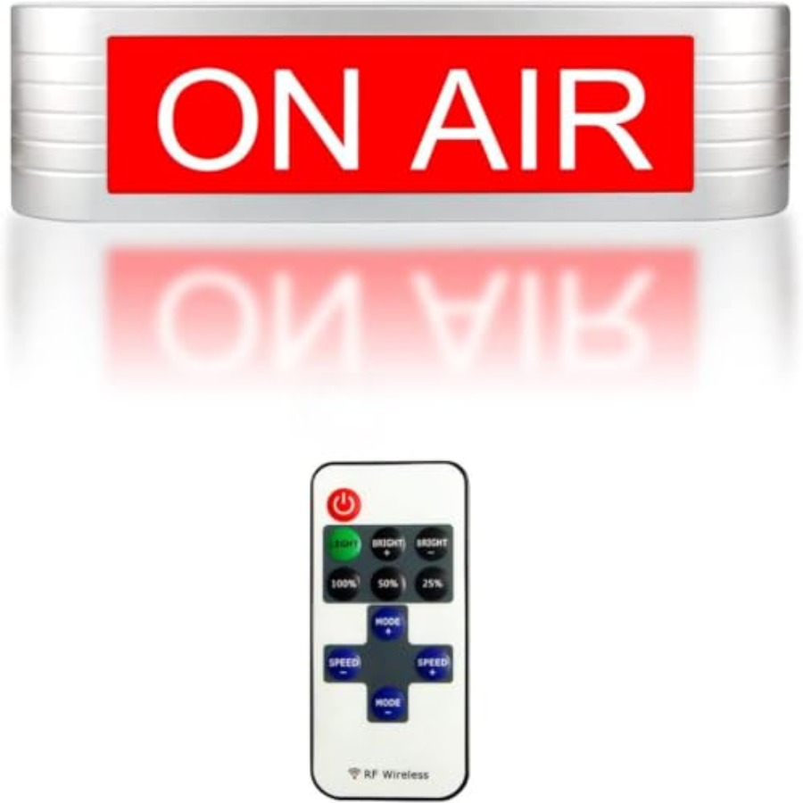 ON AIR Light UP Sign Recording - đánh giá và giá Office Youtuber