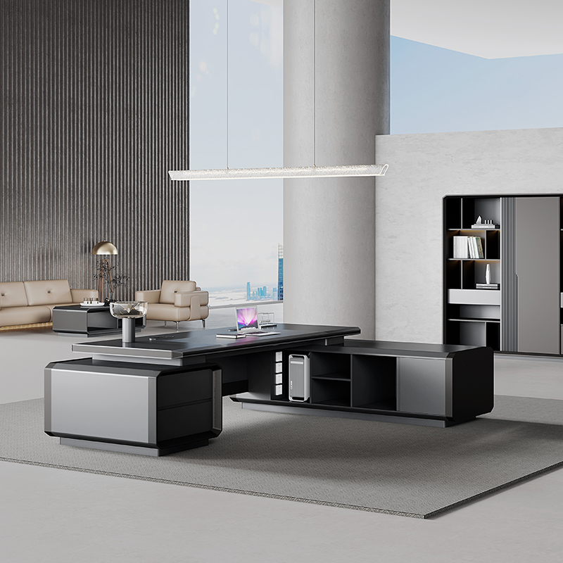 -Modern Luxury Wooden Desk Wor - đánh giá và giá Office Tech Furniture