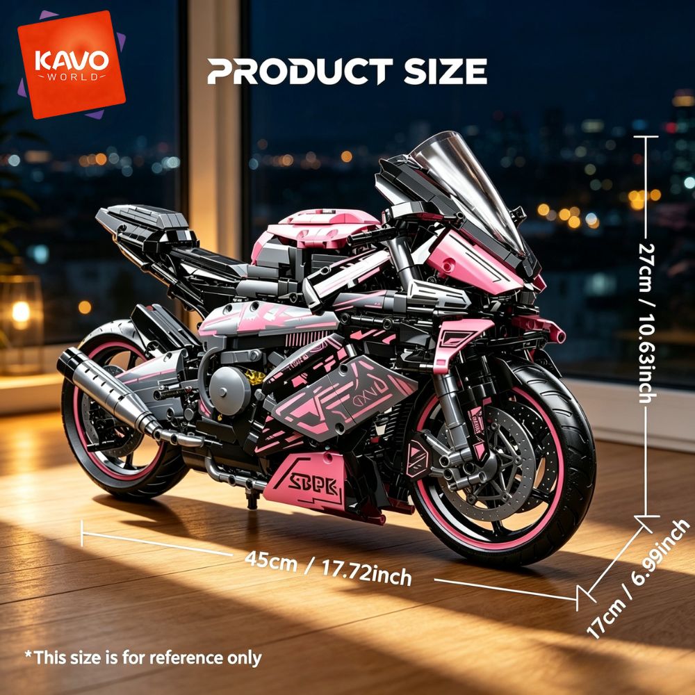 KAVOWORLD 1:5 Large Scale Moto - đánh giá và giá Tech Office Building