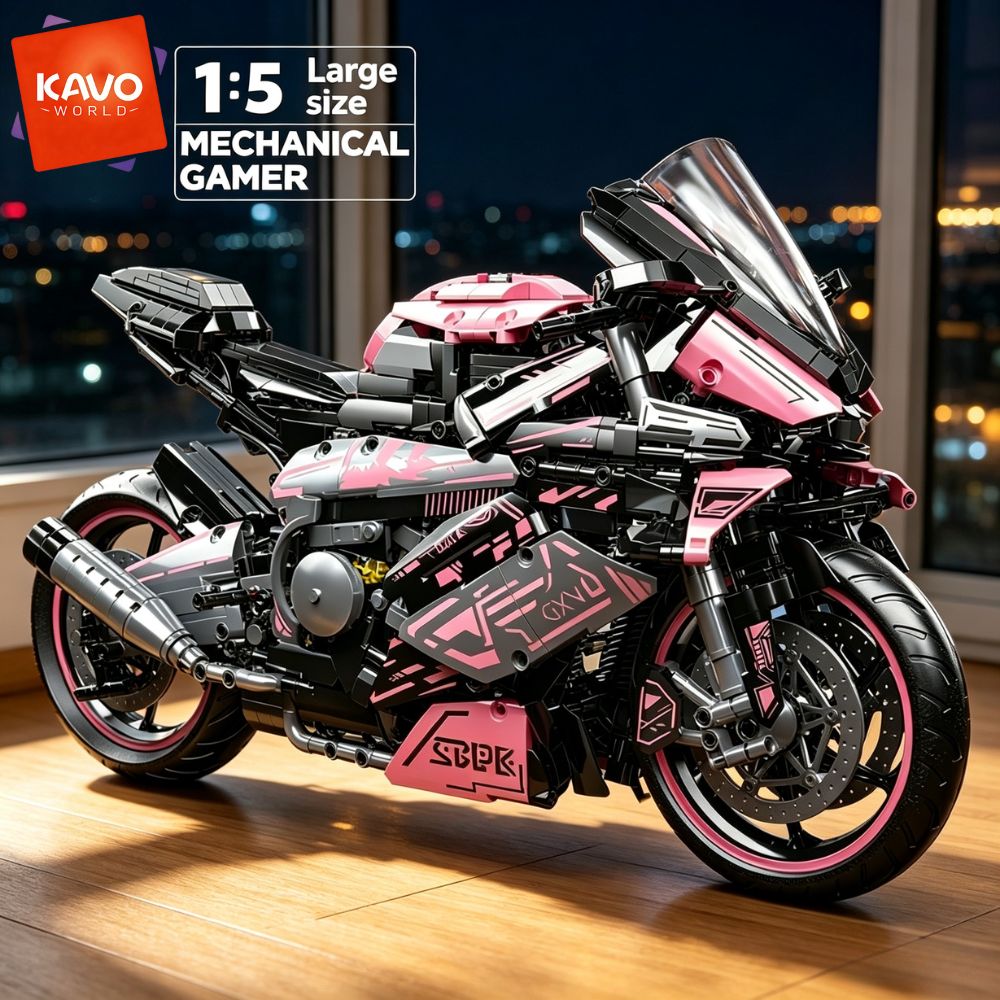 KAVOWORLD 1:5 Large Scale Moto - đánh giá và giá Tech Office Building