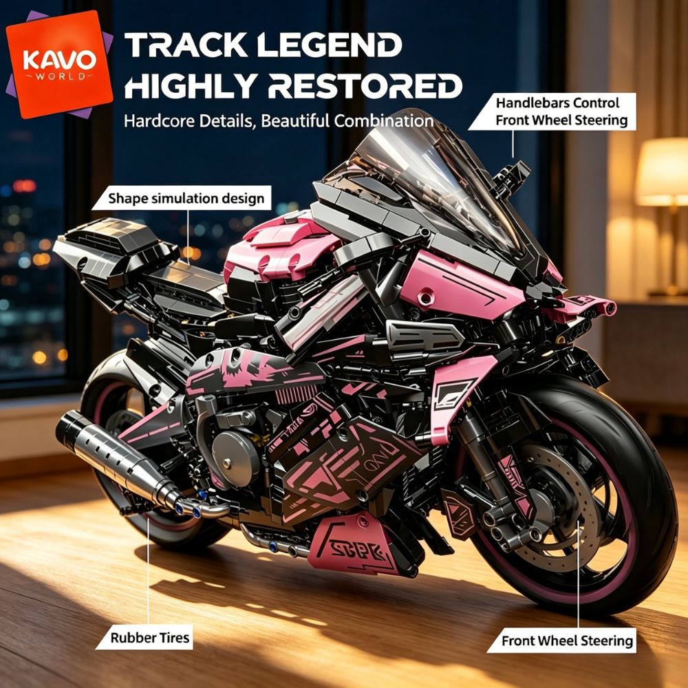 KAVOWORLD 1:5 Large Scale Moto - đánh giá và giá Tech Office Building